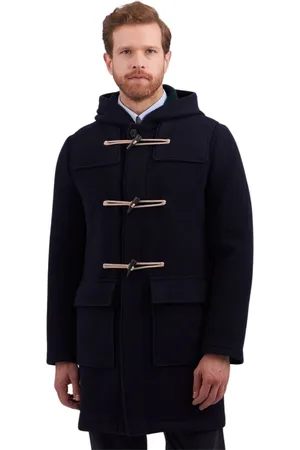 Brooks Brothers Heren, Mantels, Blauw, Maat: S Wol