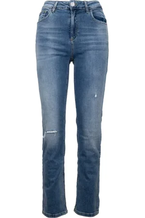 Liu Jo Dames, Jeans, Blauw, Maat: W26 Katoen