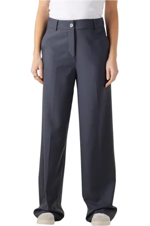 NOTRE-V Dames, Broeken, Blauw, Maat: M