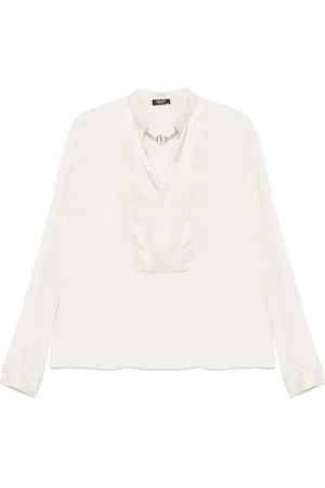 Liu Jo Dames, Blouses & Shirts, Grijs, Maat: XS Viscose