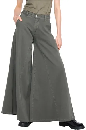 Silvian Heach Dames, Jeans, Groen, Maat: W30 Katoen
