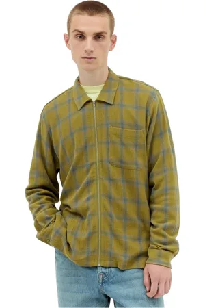 STUSSY Heren, Jassen, Groen, Maat: L Katoen