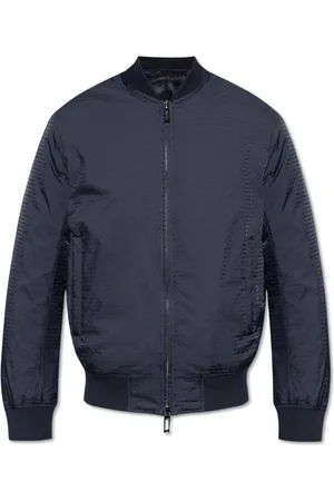 Emporio Armani Heren, Jassen, Blauw, Maat: M Polyamide