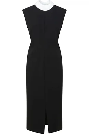 Max Mara Dames, Jurken, Zwart, Maat: S Poliester