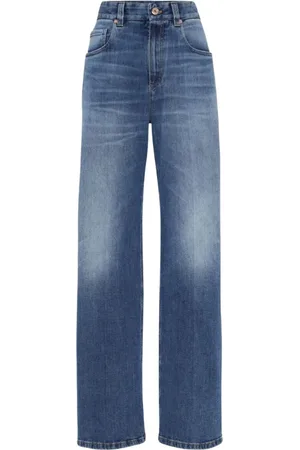 Brunello Cucinelli Dames, Jeans, Blauw, Maat: M Katoen