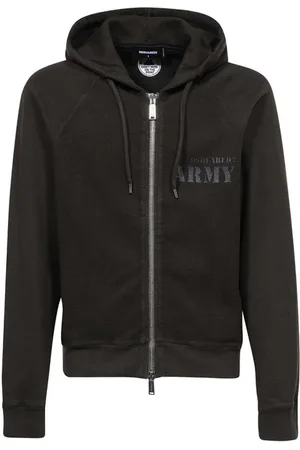 Dsquared2 Heren, Sweatshirts & Hoodies, Groen, Maat: M Katoen