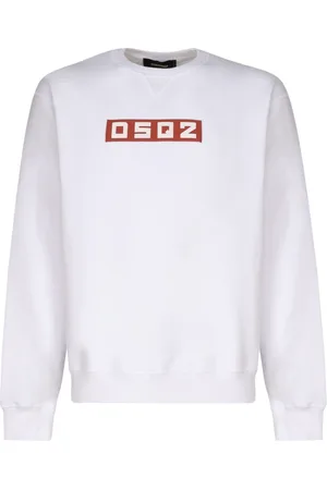 Dsquared2 Heren, Sweatshirts & Hoodies, Wit, Maat: S Katoen