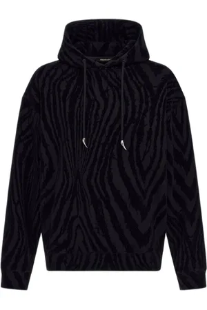 Roberto Cavalli Heren, Sweatshirts & Hoodies, Zwart, Maat: S Katoen