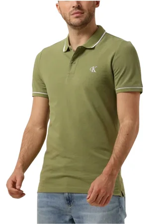 Calvin Klein Heren, Tops, Groen, Maat: XS Katoen