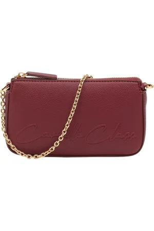 Roberto Cavalli Dames, Tassen, Rood, Maat: ONE Size Leer