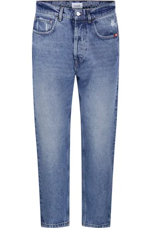 AMISH Heren, Jeans, Blauw, Maat: W34 Denim