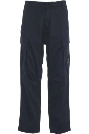 C.P. Company Heren, Broeken, Blauw, Maat: S Katoen