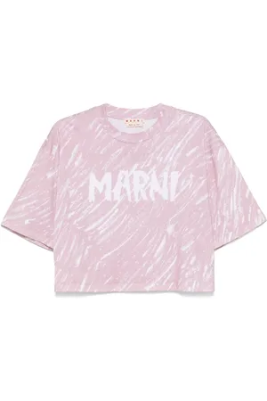Marni Dames, Tops, Roze, Maat: 2XS Katoen