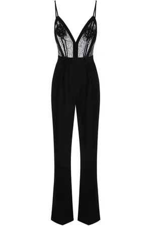 Elisabetta Franchi Dames, Jumpsuits & Playsuits, Zwart, Maat: M Poliester