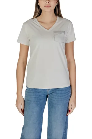 Liu Jo Dames, Tops, Wit, Maat: 2XL Katoen