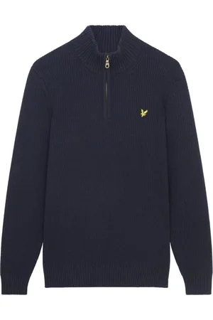 Lyle & Scott Heren, Truien, Blauw, Maat: 2XL Wol