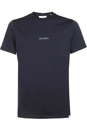 Les Deux Heren, Tops, Blauw, Maat: XS Katoen