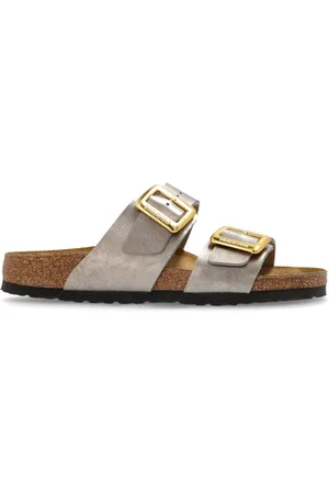 Birkenstock Dames, Schoenen, Geel, Maat: 38 EU Leer