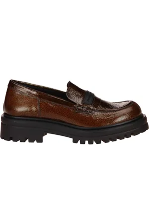 Floris van Bommel Dames, Schoenen, Bruin, Maat: 37 EU Leer