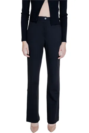 Guess Dames, Broeken, Zwart, Maat: M Viscose