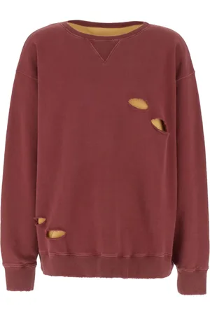 Maison Margiela Heren, Sweatshirts & Hoodies, Rood, Maat: S Katoen