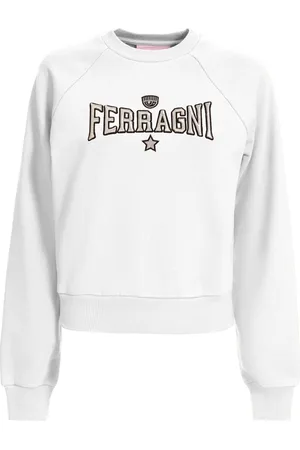 Chiara Ferragni Dames, Sweatshirts & Hoodies, Wit, Maat: 2XS