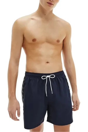 Calvin Klein Heren, Badkleding, Blauw, Maat: S Poliester