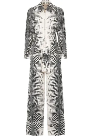 Roberto Cavalli Dames, Jumpsuits & Playsuits, Zwart, Maat: XS Katoen