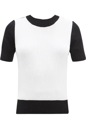 Max Mara Dames, Truien, Wit, Maat: L Katoen