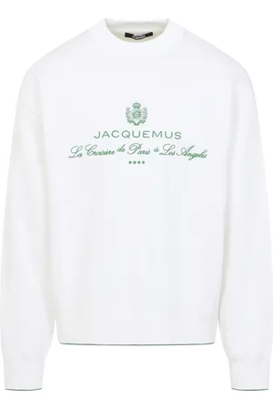 Jacquemus Heren, Sweatshirts & Hoodies, Wit, Maat: S Katoen