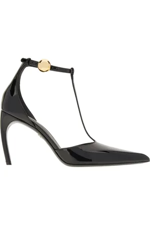 Salvatore Ferragamo Dames, Schoenen, Zwart, Maat: 38 1/2 EU Leer
