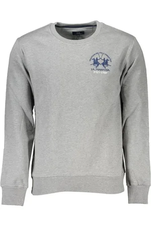 La Martina Heren, Sweatshirts & Hoodies, Grijs, Maat: 2XL Fleece
