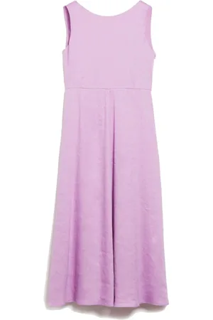 Max Mara Dames, Jurken, Paars, Maat: S Linnen
