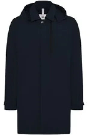 Duno Heren, Mantels, Blauw, Maat: S Zijde