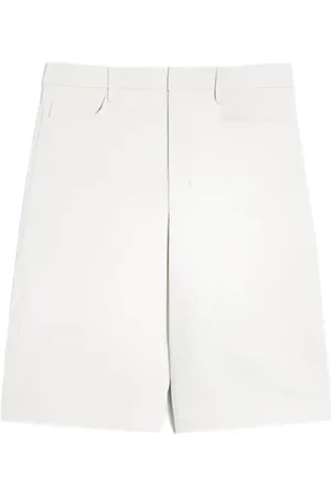 Max Mara Dames, Korte broeken, Wit, Maat: 2XS Katoen