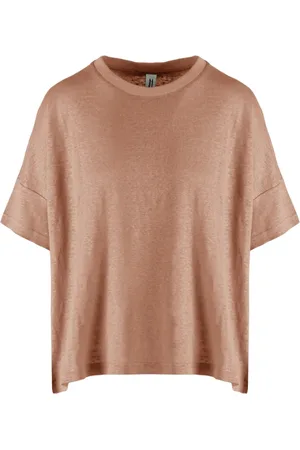 Bomboogie Dames, Tops, Roze, Maat: M Linnen
