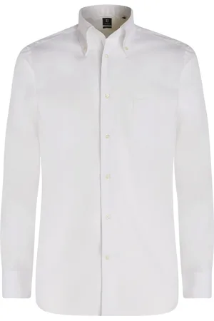 Boggi Milano Heren, Overhemden, Wit, Maat: 2XL Katoen