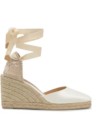 Castaner Dames, Schoenen, Wit, Maat: 37 EU Satijn