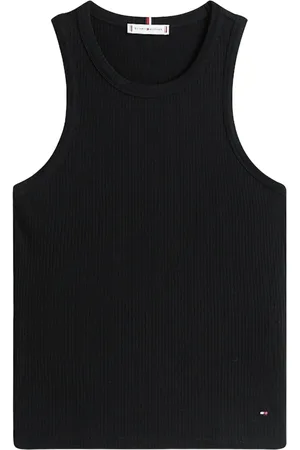 Tommy Hilfiger Dames, Tops, Zwart, Maat: XS Katoen