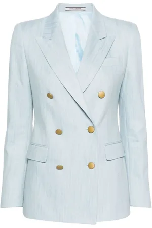 TAGLIATORE Dames, Jassen, Blauw, Maat: L Katoen