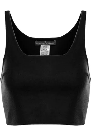 ERMANNO SCERVINO Dames, Tops, Zwart, Maat: M