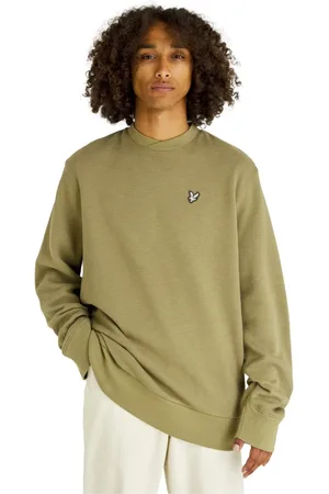 Lyle & Scott Heren, Sweatshirts & Hoodies, Groen, Maat: L Wol