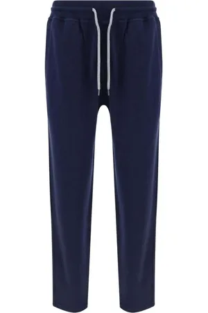 Brunello Cucinelli Heren, Broeken, Blauw, Maat: L Katoen