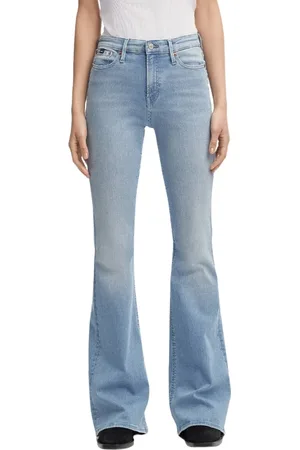 Denham Dames, Jeans, Blauw, Maat: W28 L32 Katoen