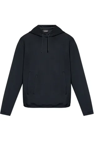 Emporio Armani Heren, Sweatshirts & Hoodies, Blauw, Maat: L Modal