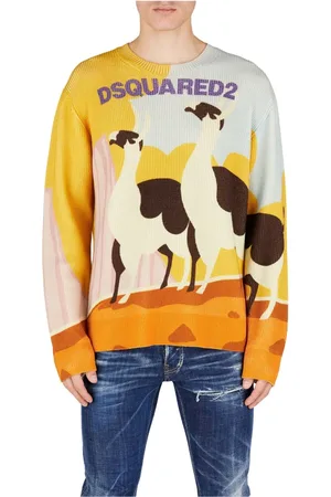 Dsquared2 Heren, Truien, Veelkleurig, Maat: L Wol