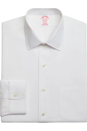 Brooks Brothers Heren, Overhemden, Wit, Maat: 3XL Katoen
