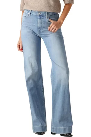 7 for all Mankind Dames, Jeans, Blauw, Maat: W27 Katoen