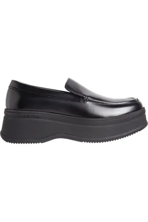 Calvin Klein Dames, Schoenen, Zwart, Maat: 39 EU Leer