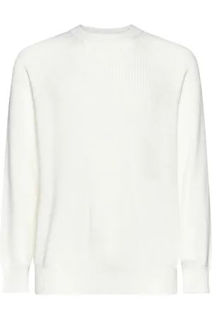 Brunello Cucinelli Heren, Sweatshirts & Hoodies, Wit, Maat: L Katoen